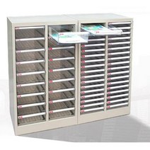 파일 보관함 서류 보관 정리함 문서 수납장, 0.9mm, 밝은 회색