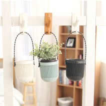 귀여운 사이즈 벽걸이 화분 인테리어 소품 색상 랜덤 미니 플랜터 일상 생활 잡화 이쁜 예쁜 주방 욕실 거실 용품, 앵무 쿠팡 본상품선택