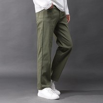 후앙스 남자 한겨울 기모 본딩 스판 와이드 팬츠 NJCP-8653