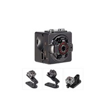 A.MINE Yorama 미니 스파이 히든 나이트 비전 카메라 SQ8 1080p CCTV 스포츠 레코더 보모 보안 모션 활성화 소형 실내 실외 캠 자동차 가정 어린이 사무, 1개