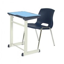 YWBHS 기획모델15, (YWBHS) 기획실버 책상 우레탄상판(노랑), 맥스의자(아이보리)