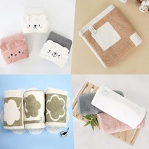 베베라온 오가닉 밤부 타올 신생아 아기 목욕타올 유아 후드타올, 03.밤부 소프트 목욕 사각타올_크림