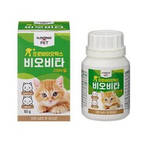일동제약 비오비타펫 프로바이오틱스 고양이 설사 유산균 60g, 고양이 유산균 60g