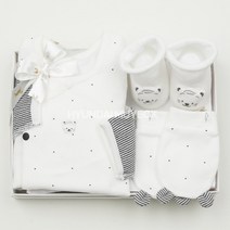 [에뜨와] 3종(흑호랑이띠)타미저고리X손싸개X소프티양말 (07P017091C), 없음