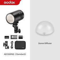 카메라 플래시 악세사리 후레쉬 Godox-AD100Pro 100Ws TTL 2.4G HSS 1/8000s 포켓 라이트7.2V/2600mAh 리튬 배터리360 풀 5839EA91, 협동사, AD100PRO 키트 1, 펜탁스용