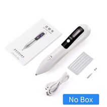 페이셜마사지기 갈바닉 lcd 플라즈마 펜 레이저 문신 두더지 제거 기계 충전식 316, 04 No box-white