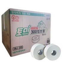 월드P/ 토미 점보롤 천연펄프 300M 2겹 16롤 1박스 휴지, 1개