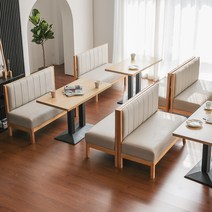 붙박이 의자 카페 벽 쇼파 업소 용 다방 소파 커피숍, 하프풀포인트 더블 카드 시트그린 (컬러 옵션)