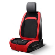 VKKN 열선시트 방석 온열 패드 자동차온열시트 빠른 가열 가열식 자동차 시트 커버 범용 자동차 온열매트 겨울가열방석 차량용 온열 전기 시트 12V 24V 1인용, 레드블랙, 1개