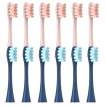 전동 칫솔 브러쉬 10-12ps On X/X PRO Elite/F1/ ir 용 교체 브러시 헤드 2 소닉 전동 칫솔 노즐 Soft DuPo, 27 6Pink6Blue