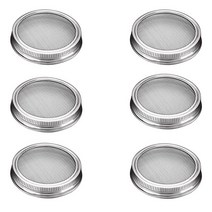 콩나물 키우기 온실 유리 수경재배 만들기 포도 봉지 샤인머스켓 고추 수박 받침대 배 복숭아 왕겨 볏단 끈걸이 과수 지지대 방울토마토스테인레스 스틸 돋아 항아리 뚜껑 메쉬 종자, 6개