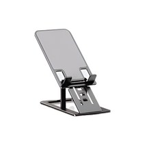 슬림 접이식 탁상형 휴대폰 거치대 태블릿 아이패드 휴대용 알루미늄합금, 다크그레이