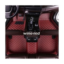 베이징-현대 투손 2021 사용자 정의 자동 발 패드 자동차 카펫 커버에 대한 바닥 매트, Wine, 현대