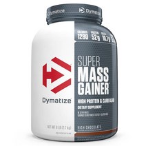 Dymatize 슈퍼 매스 게이너 (Super Mass Gainer) 리치 초콜릿 6 파운드 (2.7kg) US 직배송, 1PACKAGE, 상세참조, 2.7kg, 1개
