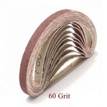 샌딩 벨트 연마 밴드 10x330mm 샌더용 파일 샌더 공구 목재 소프트 메탈 폴리싱 50 개세트, CHINA, 50pcs 60Grit