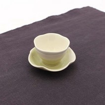 [천삼백케이] [코스미디어] NEMO 달소금 핸드메이드 도자기 마블 꽃잎 찻잔-마블그린, 마블그린