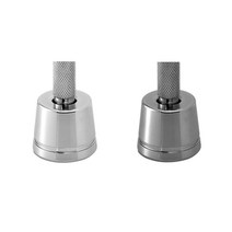 락웰 면도기 스탠드/무게감으로 안정되게 고정, 크롬실버