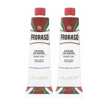 Proraso 프로라소 쉐이빙 크림 모이스처라이징 앤 너리싱 5.2oz(150ml) 2개 Shaving Cream Moisturizing and Nourishing