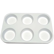6칸사각파레트/ 초등 중고등 수채화그리기 미술수업준비물 학생화방용품