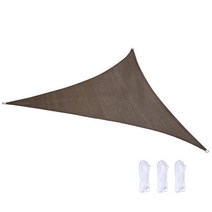 파파스 그늘막 차광막 삼각 사각 썬쉐이드 옥상 테라스 카페 차단막, 삼각 HDPE메쉬3x3x3