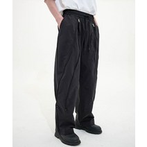 트립르센스 하이브리드 사이드 지퍼 팬츠 바지 블랙