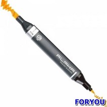ForU747 알파 디자인마카 낱색 입 6개 펜 마카 디자인 캘리그라피 일러스트, V162