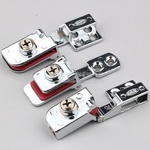 진열장유리경첩(5T용)(상하/중간용)(유리정첩/유리힌지/장식장경첩/장식장정첩/진열장경첩/진열장정첩/가구철물/가구부속), 상하-1조