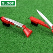 GLOOF 골프 클럽 브러시 도구 키트 그루브 클리너 삽 포함, 한개옵션0