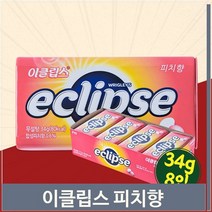 푸들 상쾌한 이클립스 피치향 34g 8개 복숭아 캔디 사탕 (8692005), 기본