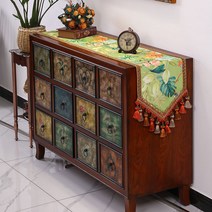 자개장 약장 문갑 나비장 수납함 고가구 복고 앤틱 서랍 모던 심플 럭셔리, E타입, 35*220cm