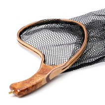 L43 경량 우드 계류뜰채 길이43cm, L43 경량 우드 계류뜰채+홀더 손잡이 장착