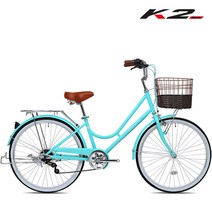 케이투바이크 클래식 여성용자전거 쉘리26인치 7단, 쉘리26형 블랙, 미조립+소형공구