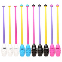 니스포 리듬체조 곤봉 멀티컬러 45Cm 성인용 일반, 블랙/퍼플