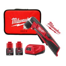 밀워키 12V 충전 코너 드릴 배터리2개 세트 앵글 드라이버, 1개