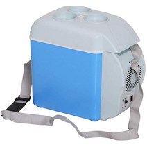휴대용 미니 자동차 냉장고 냉장고 냉각기/히터 12V 휴대용 냉장고 7.5L, Blue, 1000ml