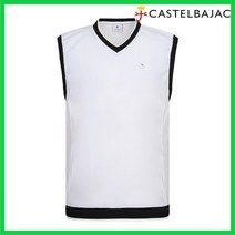 까스텔바작 남성 전체홑겹 우븐베스트_3BGCMVT202WH