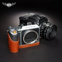 수제 소가죽 Hasselblad X1D II 50C 카메라 가방, [베이스 + TP15 스트랩] 컬러 메시지