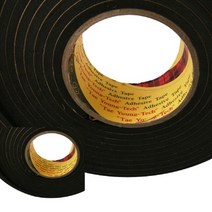 TYDL EVA 단면 스폰지테이프 흑색 폭 15MM 두께선택, 두께2mm, 1개