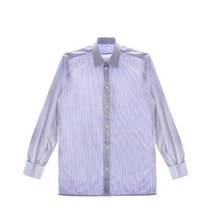 메종마르지엘라 [메종마르지엘라]21FW S50DL0482 S40194 003F 블루 스트라이프 스티치 남성 셔츠