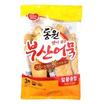 동원 부산어묵 알뜰종합 232g/3무 오뎅바 어묵핫바 떡볶이 분식 꼬치용 볶음 오뎅탕 어묵탕 술안주 반찬 간식 야식, 1봉지