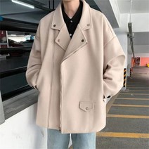 가은무역 WT020212 겨울 남성 모직코트 숏 코트 자켓 루즈핏 패션 빅사이즈
