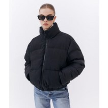 LADY VOLUME 610 신슐레이트 푸퍼패딩봄버재킷_블랙