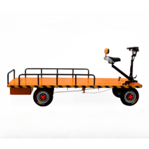 농업용 운반 카트 4륜 전동 운반차 화물 핸드카트 수레, 48V, 1.5mx0.8m  하중 1톤(48V12AH 배터리)