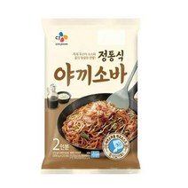 CJ더마켓 소바밀키트 소바레시피 정통식 야끼소바 밀키트 메밀소바 메밀면 모밀면 412G, 9개