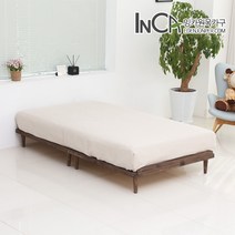 [잉카]플로렌스 북유럽 평상형 원목침대 슈퍼싱글 무헤드, 브라운