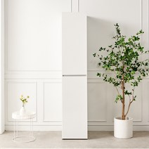 송목가구 300 400 500 LPM 바바 틈새 수납장, 일반(깊이420mm), LPM 바바 500 화이트