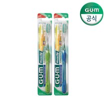 GUM 검 치과 마이크로팁 부드러운 미세모 칫솔 (471) 2개, 상세 설명 참조