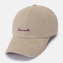 데상트 데상트모자 JQS SN323HCP90-BEG 코듀로이 볼캡 / BEG0, FREE