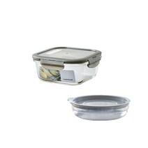 락앤락 오븐글라스 유로 정사각 내열밀폐용기, 750ml, 1개