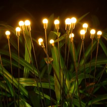 태양광 LED 정원조명등 정원경관등 8마리 반딧불 스윙등 잔디장식등 아웃도어 가든 램프, 8마리반딧불이높이70cm*2pcs